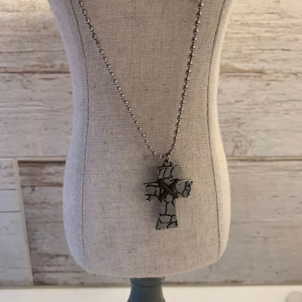 Reversible Cross Necklace  - Picture 3 of 3
